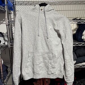 Nike Men's Light Gray Hoodie